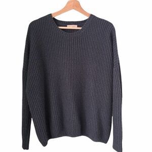 L. A Hearts Knit Sweater in Dark Blue Size Small